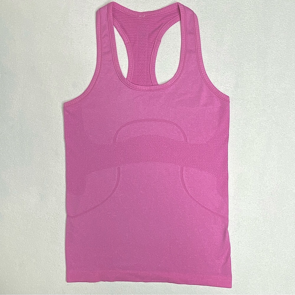 Lululemon Run Swiftly Tech Racerback Women’s Tank 'Heathered Raspberry' Size (6) - Picture 5 of 15